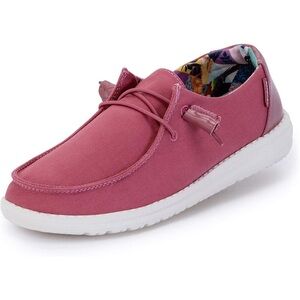Hey Dude Wendy Rosette Casual Shoe Size 8